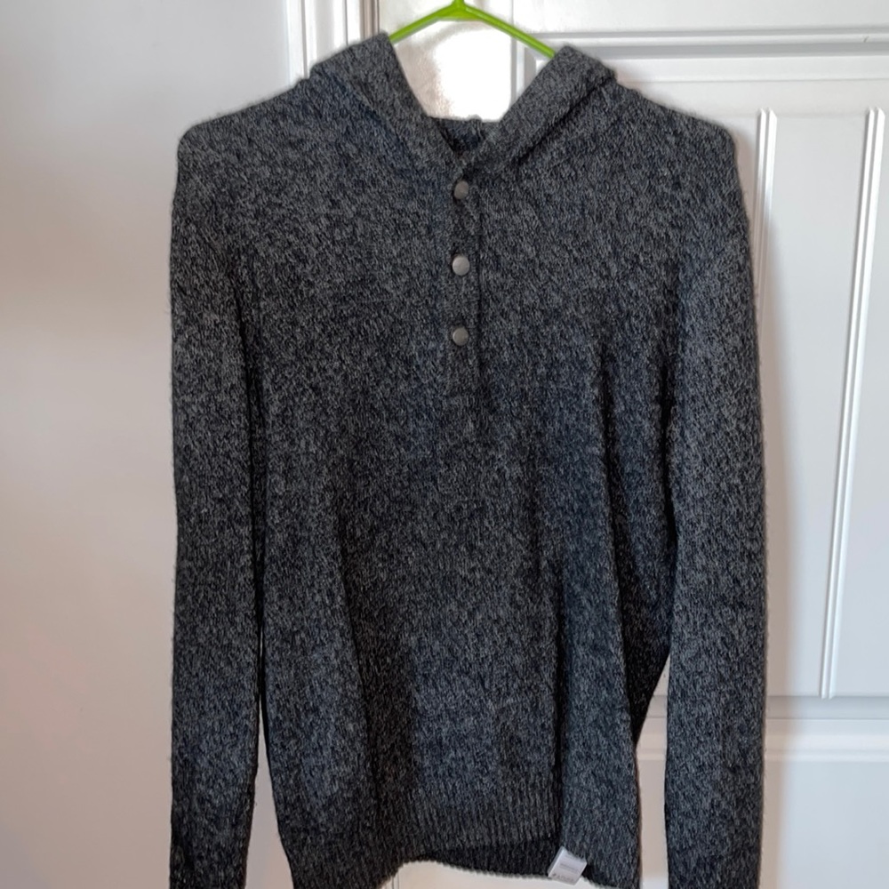 Men’s Michael Kors Knitted Buttoned Hoodie